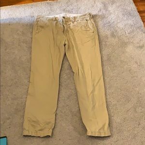 Hollister tan pants